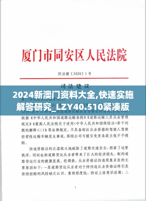 2024新澳门资料大全,快速实施解答研究_LZY40.510紧凑版