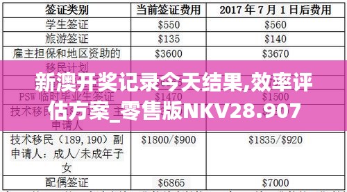 新澳开奖记录今天结果,效率评估方案_零售版NKV28.907