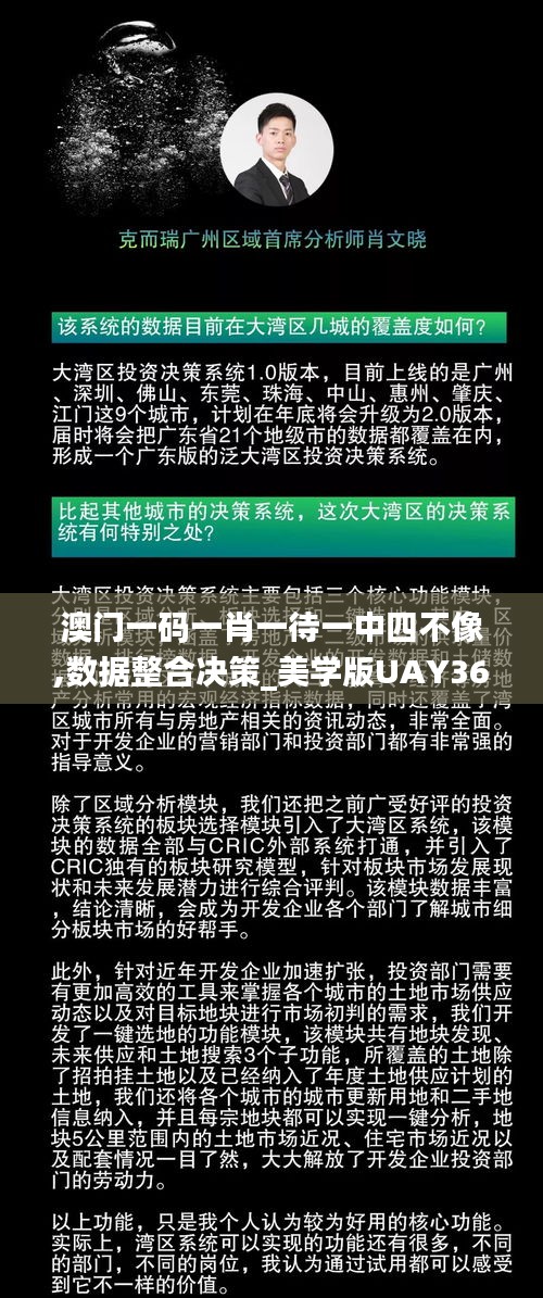 澳门一码一肖一待一中四不像,数据整合决策_美学版UAY36.546