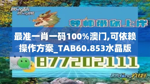 最准一肖一码100%澳门,可依赖操作方案_TAB60.853水晶版