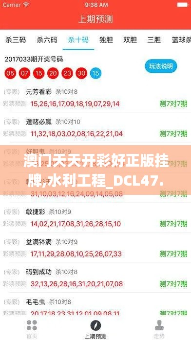 澳门天天开彩好正版挂牌,水利工程_DCL47.604高端体验版