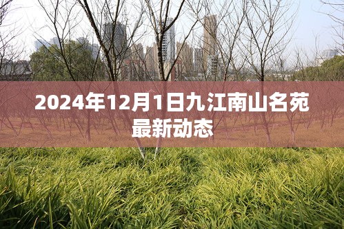 2024年九江南山名苑最新动态揭晓