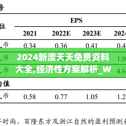 2024新澳天天免费资料大全,经济性方案解析_WP31.318-8