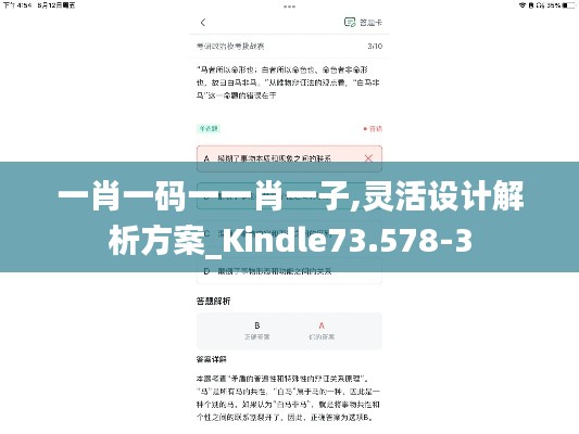 一肖一码一一肖一子,灵活设计解析方案_Kindle73.578-3