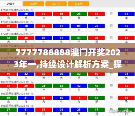 7777788888澳门开奖2023年一,持续设计解析方案_探索版82.360-2