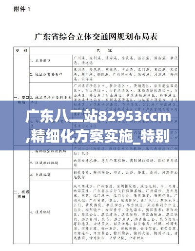 广东八二站82953ccm,精细化方案实施_特别款18.695-6