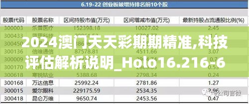 2024澳门天天彩期期精准,科技评估解析说明_Holo16.216-6