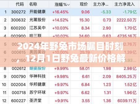 2024年野兔市场动态，最新价格解析与影响洞察