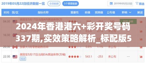 2024年香港港六+彩开奖号码337期,实效策略解析_标配版55.523-3