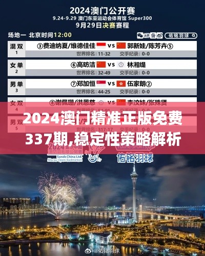 2024澳门精准正版免费337期,稳定性策略解析_社交版77.731-2