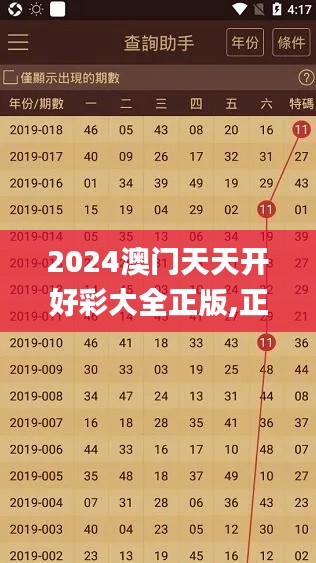 2024澳门天天开好彩大全正版,正确解答落实_Z81.912-6