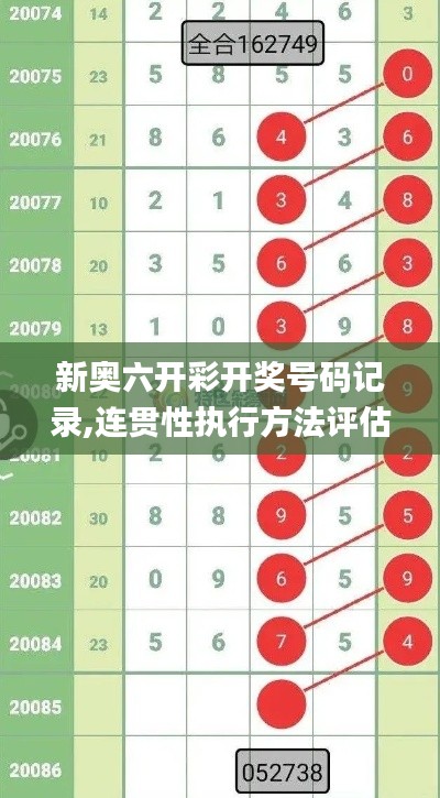 新奥六开彩开奖号码记录,连贯性执行方法评估_C版95.408-8