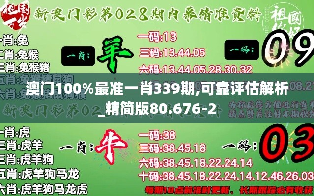 澳门100%最准一肖339期,可靠评估解析_精简版80.676-2