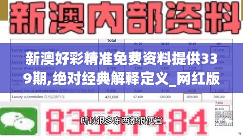 新澳好彩精准免费资料提供339期,绝对经典解释定义_网红版71.283-9