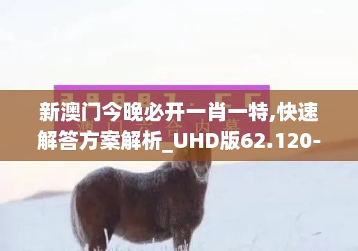 新澳门今晚必开一肖一特,快速解答方案解析_UHD版62.120-2