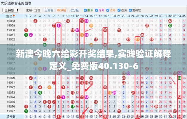 新澳今晚六给彩开奖结果,实践验证解释定义_免费版40.130-6