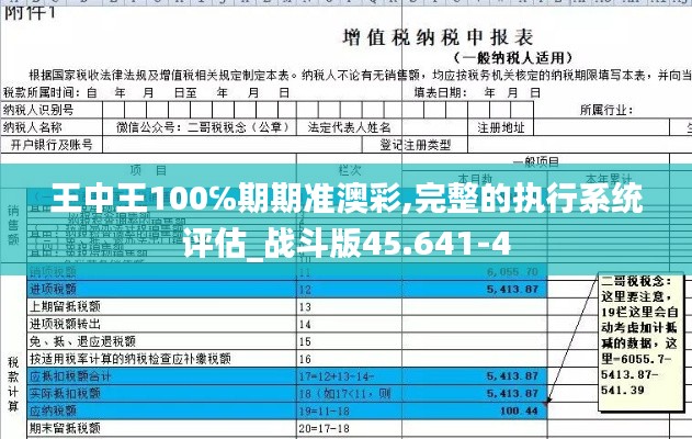 王中王100℅期期准澳彩,完整的执行系统评估_战斗版45.641-4