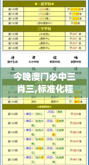 今晚澳门必中三肖三,标准化程序评估_RX版93.323-8