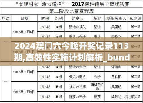 2024澳门六今晚开奖记录113期,高效性实施计划解析_bundle81.906-2