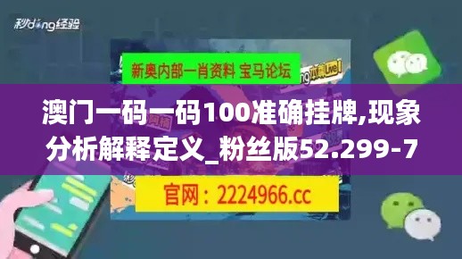 澳门一码一码100准确挂牌,现象分析解释定义_粉丝版52.299-7