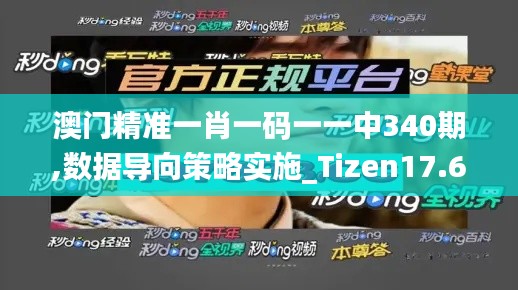 澳门精准一肖一码一一中340期,数据导向策略实施_Tizen17.625-3