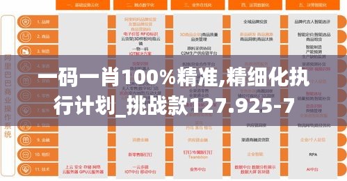 一码一肖100%精准,精细化执行计划_挑战款127.925-7