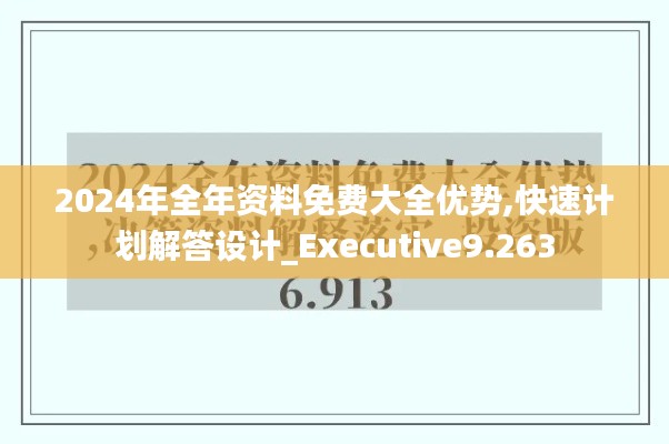 2024年全年资料免费大全优势,快速计划解答设计_Executive9.263