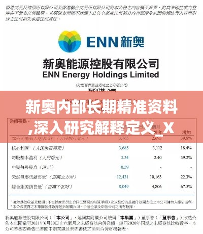 新奥内部长期精准资料,深入研究解释定义_XT16.547