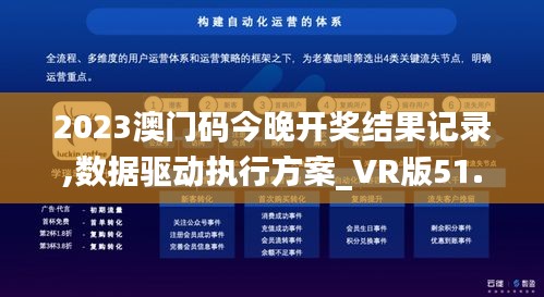 2023澳门码今晚开奖结果记录,数据驱动执行方案_VR版51.901