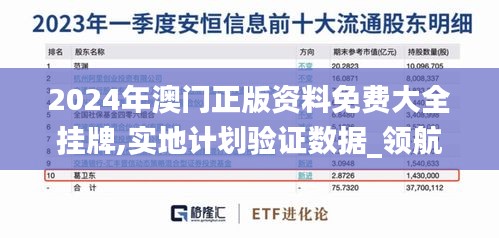 2024年澳门正版资料免费大全挂牌,实地计划验证数据_领航版93.686