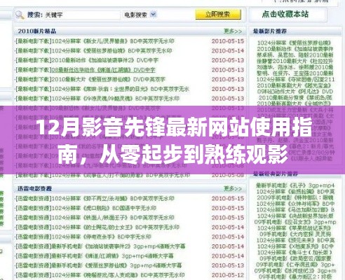 12月影音先锋网站使用指南，从入门到熟练观影