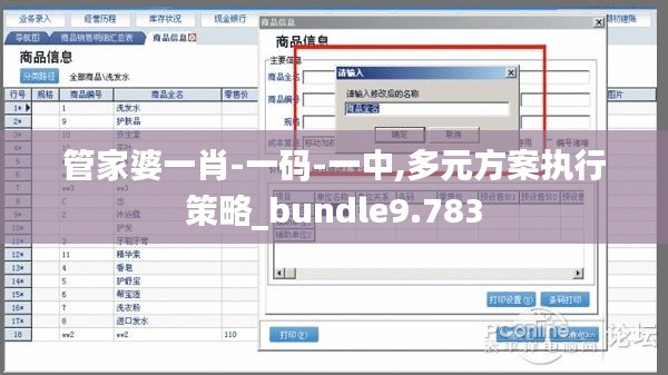 管家婆一肖-一码-一中,多元方案执行策略_bundle9.783