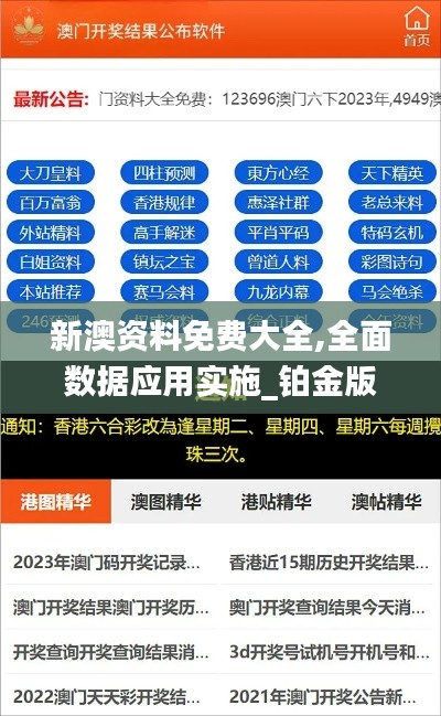 新澳资料免费大全,全面数据应用实施_铂金版2.185