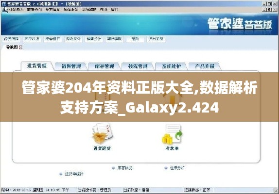 管家婆204年资料正版大全,数据解析支持方案_Galaxy2.424