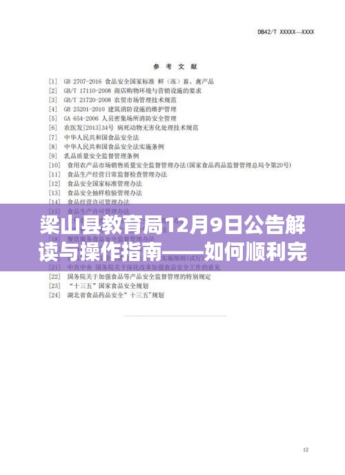 梁山县教育局12月9日公告解读与操作指南——如何顺利完成任务或学习新技能