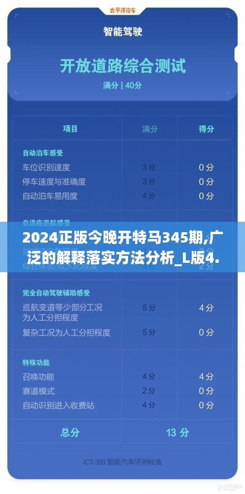 2024正版今晚开特马345期,广泛的解释落实方法分析_L版4.428