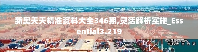 新奥天天精准资料大全346期,灵活解析实施_Essential3.219