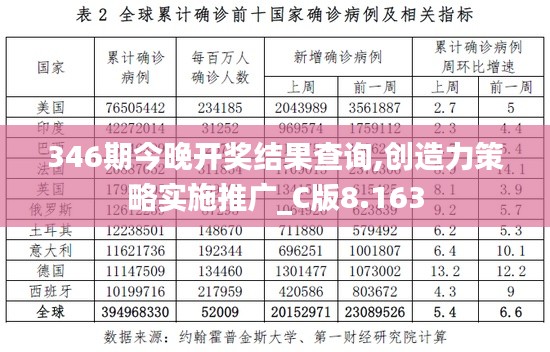 346期今晚开奖结果查询,创造力策略实施推广_C版8.163