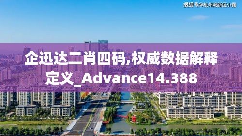 企迅达二肖四码,权威数据解释定义_Advance14.388