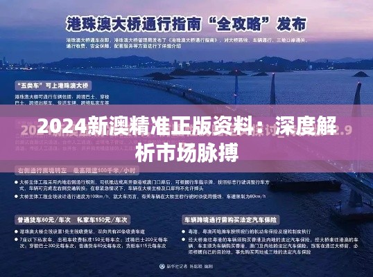 2024新澳精准正版资料：深度解析市场脉搏