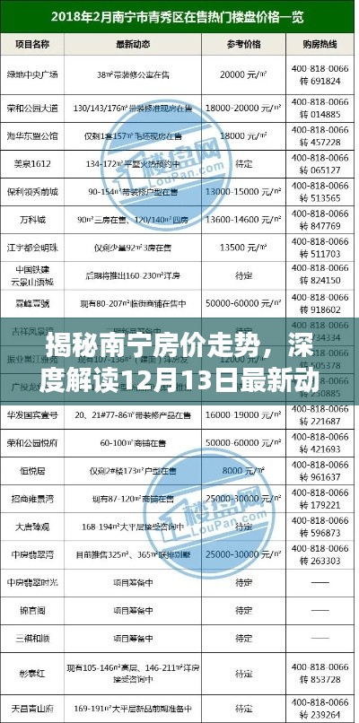 揭秘南宁房价走势，最新动态深度解读报告（附日期）