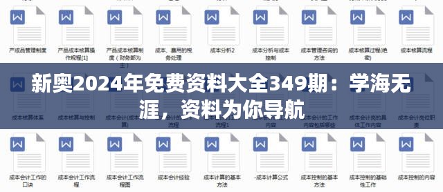 新奥2024年免费资料大全349期：学海无涯，资料为你导航