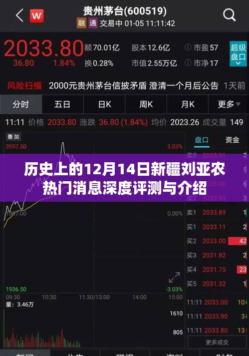 历史上的12月14日新疆刘亚农热门消息深度解读