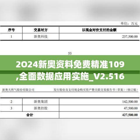 2O24新奥资料免费精准109,全面数据应用实施_V2.516