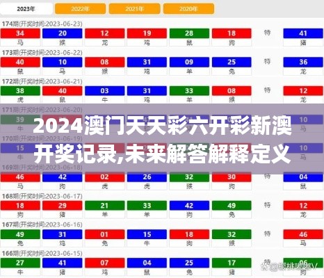 2024澳门天天彩六开彩新澳开奖记录,未来解答解释定义_策略版5.453