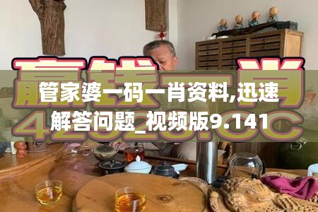 管家婆一码一肖资料,迅速解答问题_视频版9.141