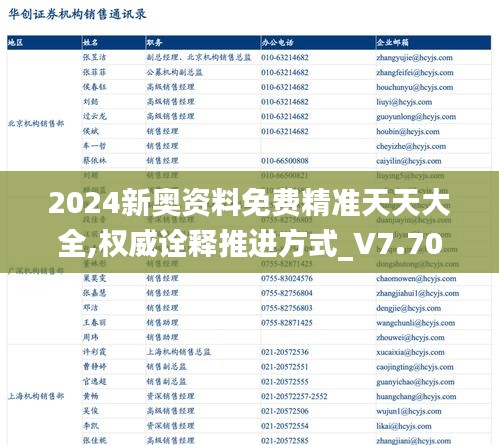 2024新奥资料免费精准天天大全,权威诠释推进方式_V7.705