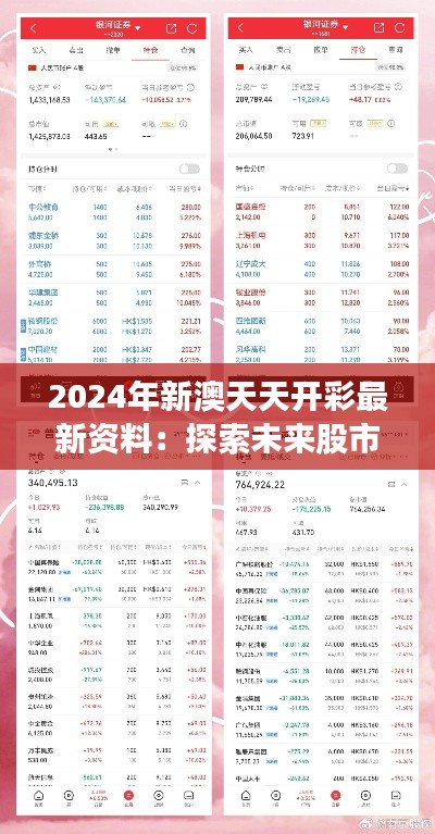 2024年新澳天天开彩最新资料：探索未来股市走势