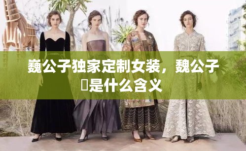 巍公子独家定制女装，魏公子卬是什么含义 