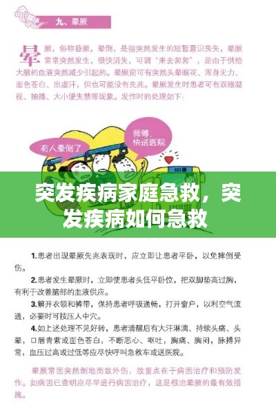 突发疾病家庭急救，突发疾病如何急救 